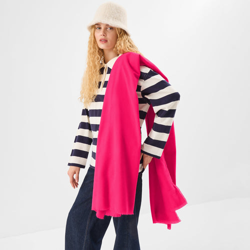 Fuchsia Super Soft Plain Blanket Scarf