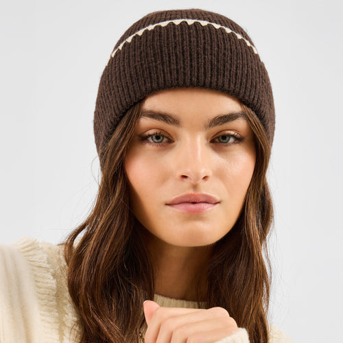 Whipstitch Beanie Hat