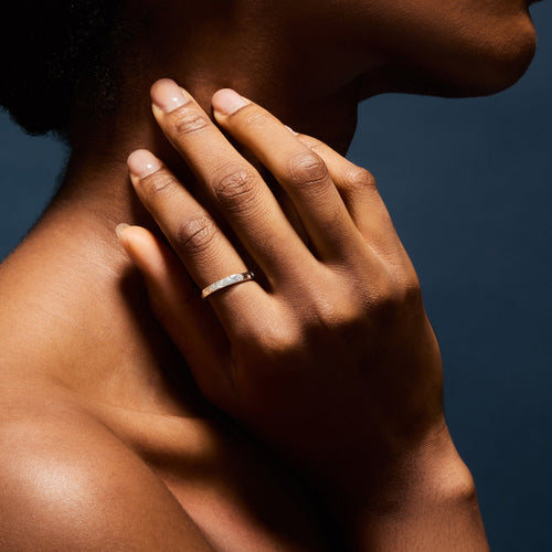 925 Sterling Silver Celestial Ring Silver-Medium