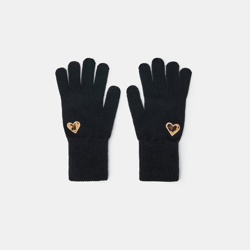 Cheetah Heart Touch Screen Gloves