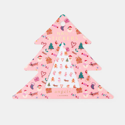 Kids Girls Christmas Nail Stickers
