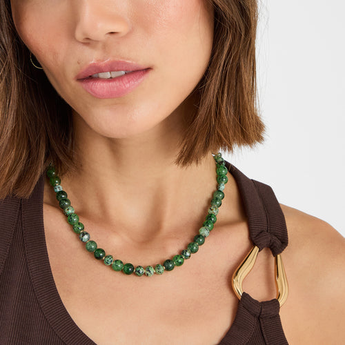 Semi-Precious Bead Necklace