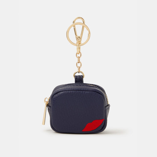 Blue Kiss AirPod Case Keyring