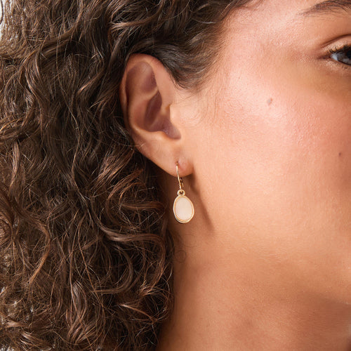 Accessorize London Women's 3-Pack Mini Stone Drop Hoop Earrings