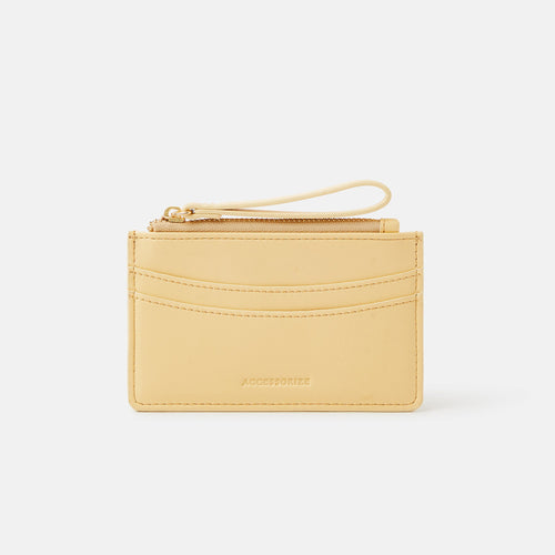 Yellow Curved Card Holder