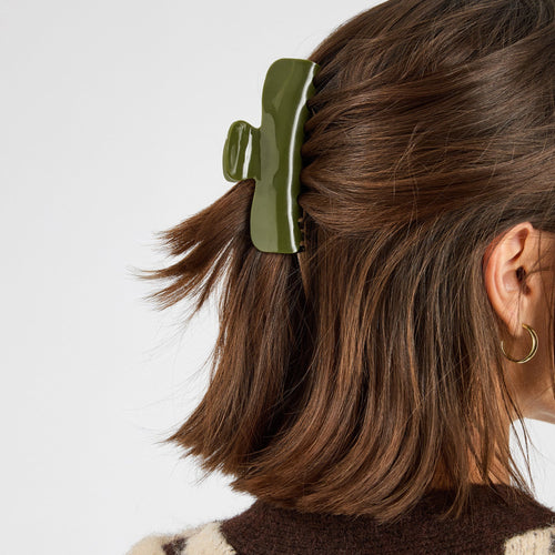 Glossy  Hair Claw Clip