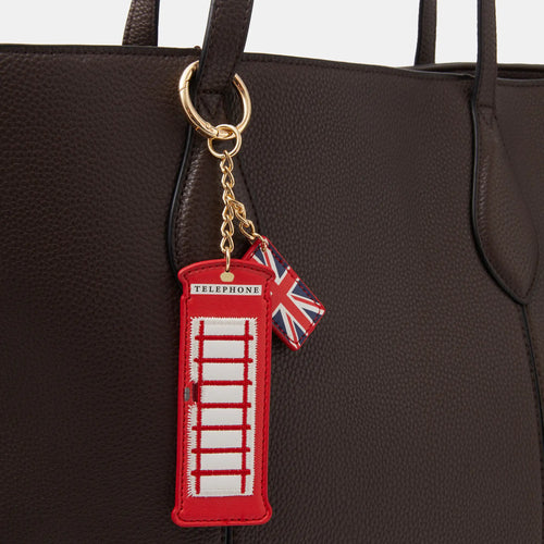 London Phone Box Bag Charm