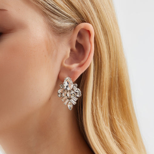 Statement Jewel Drop Earrings