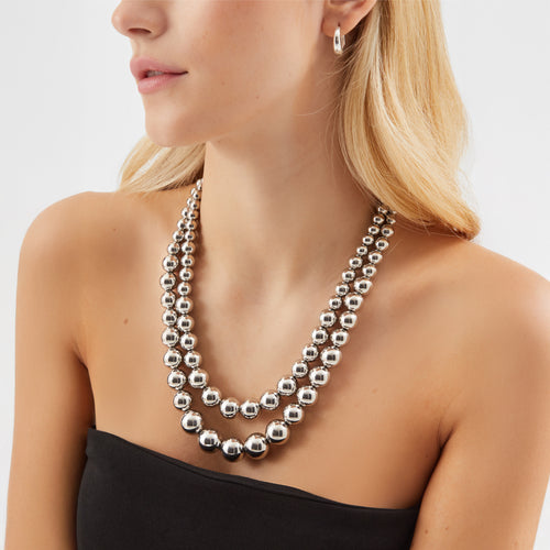 Layered Orb Necklace