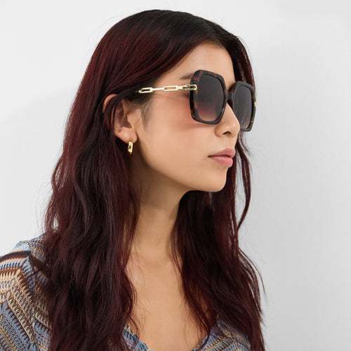 Tort Square Sunglasses
