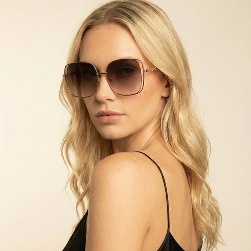 Large Cut Out Square Sunglasses