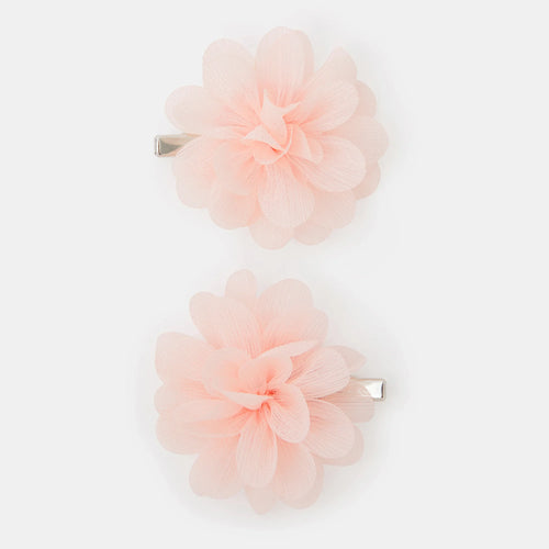 Girls Flower Hair Clips Set of 2