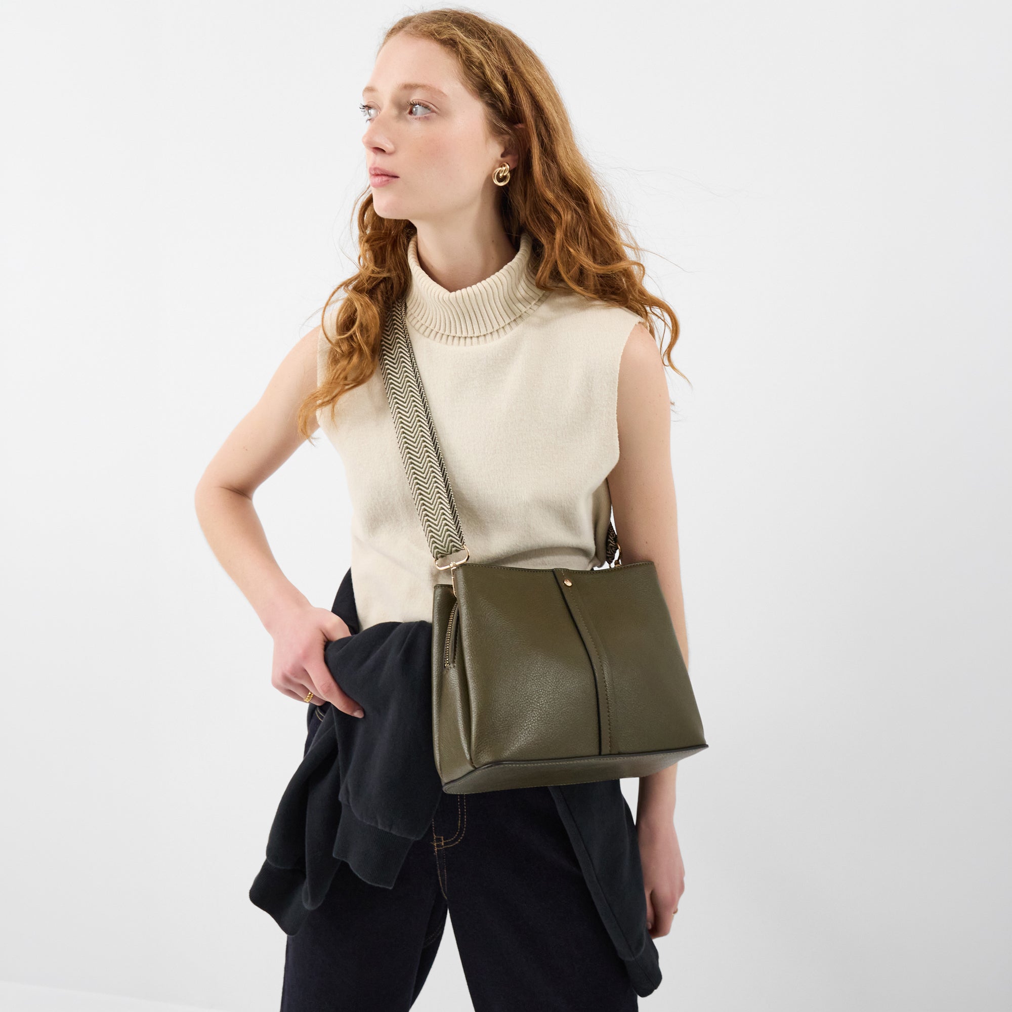 Buy Rust Functional Cross-Body Bag