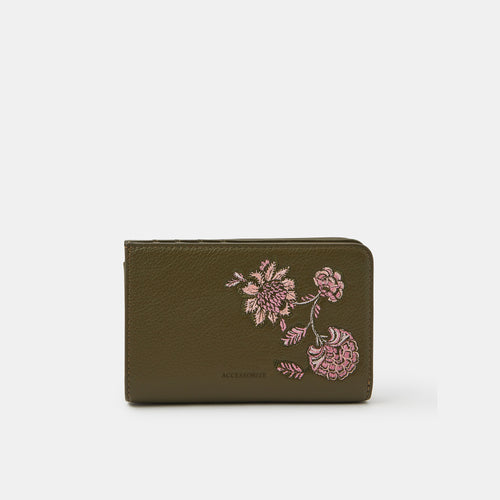 Floral Embroidered Purse