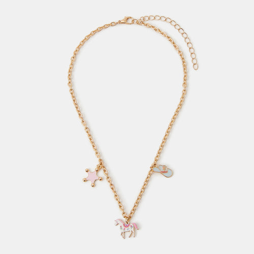 Girls Prairie Charm Necklace