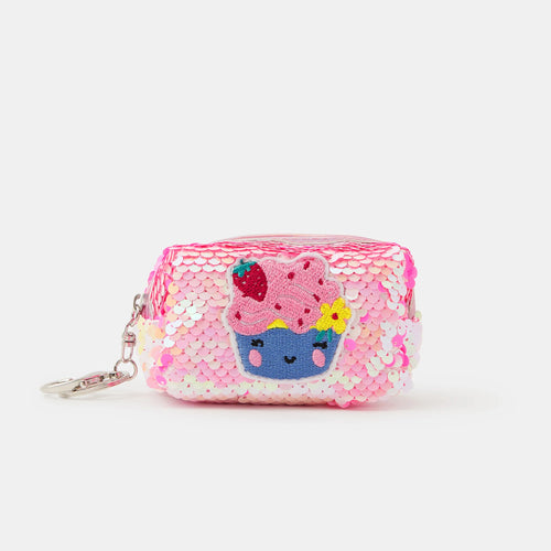 Girls Sequin Cake Bag Charm