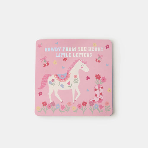 Girls Cowboy Little Letters Stationery Book