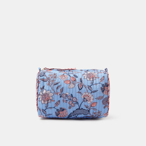Floral Quilted Make Up Bag