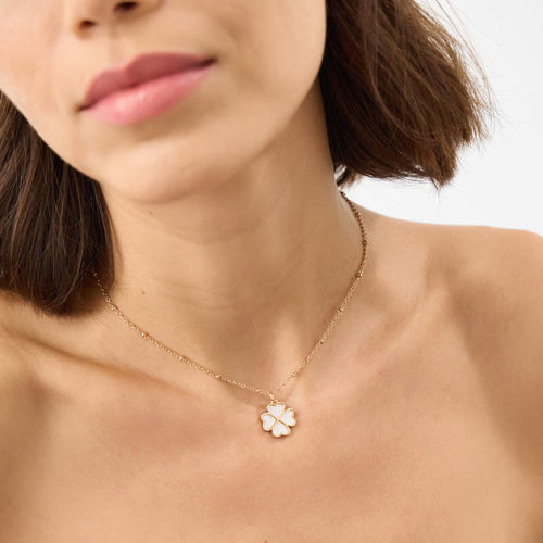 Lucky Clover Pendant Necklace