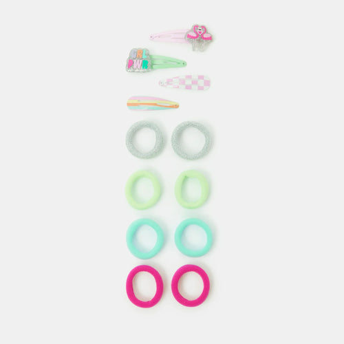 Girls Glitter Hair Band & Clip Set