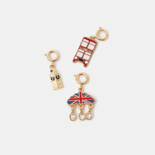 Gold 3-Pack London Jewellery Charms