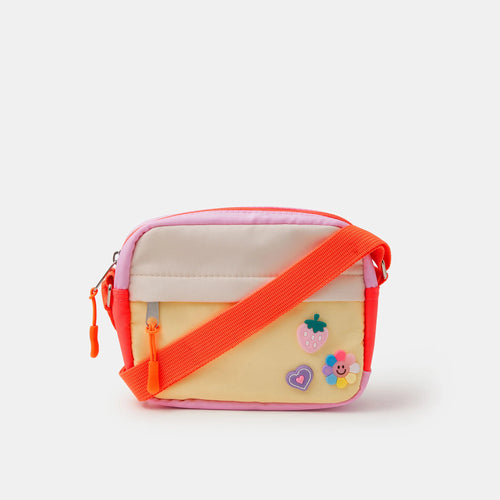 Girls Colourblock Camera Sling Bag