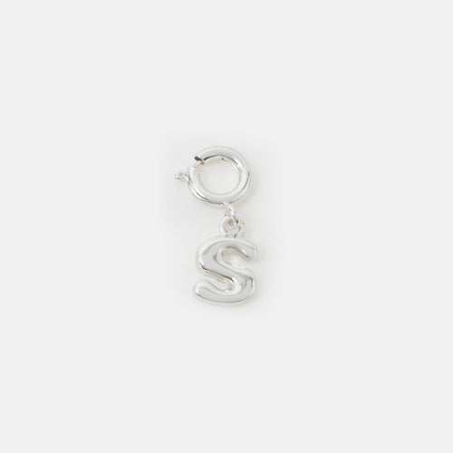 Bubble (S) Initial Jewellery Charm Silver