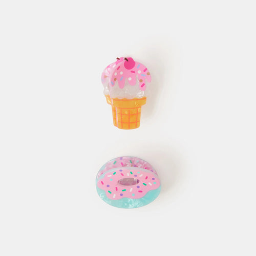 Girls Sweet Treat Claw Clips Set of 2