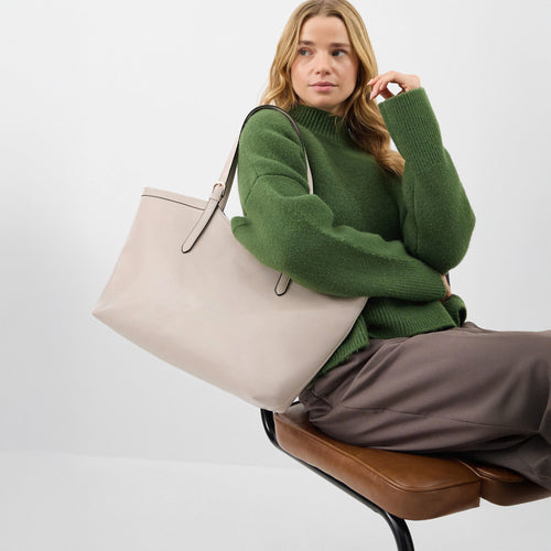 Large Buckle Tote Bag