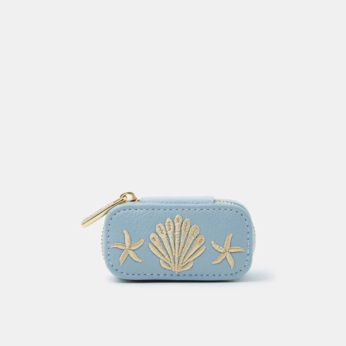 Blue Mini Seashell Jewellery Box