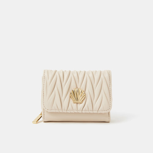 Shell Tri-Fold Purse