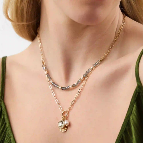 Beaded Charm Necklaces Pack of 2