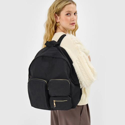 black leather backpack accessorize Womens Diaper Bag Accessories - Best Brown Smart USB Charging Vegan Leather Diaper Bag Backpack Accessories for Women Gift the Harvey bag is stylish yet practical and perfect for when you have your hands full Small Black Ladies Black Leather