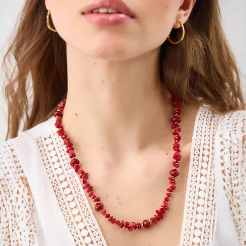 Stone Bead Necklace