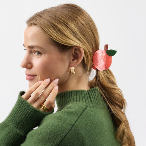 Peach Claw Clip