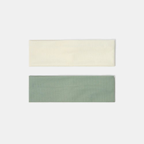 Pastel Multi Pack of 2 Ribbed Bando Headbands