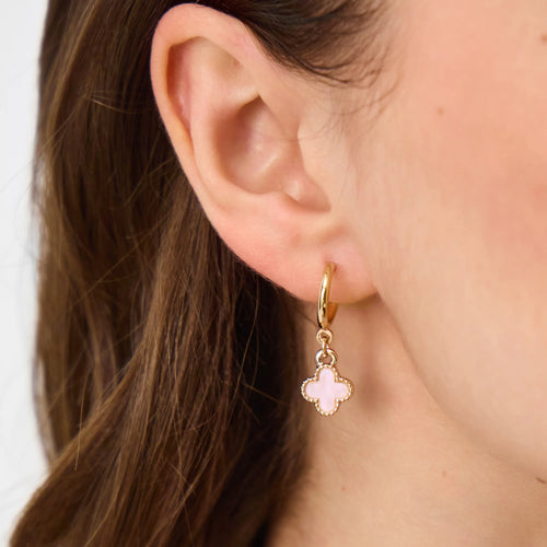 Pearl Clover Stud & Hoop Earrings Pack of 5