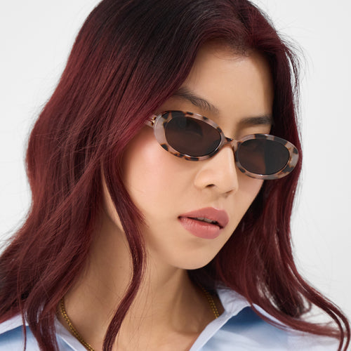 Tort Oval Sunglasses