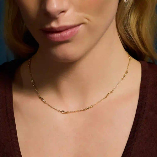 14k Gold-Plated Cubic Zirconia Collar Necklace