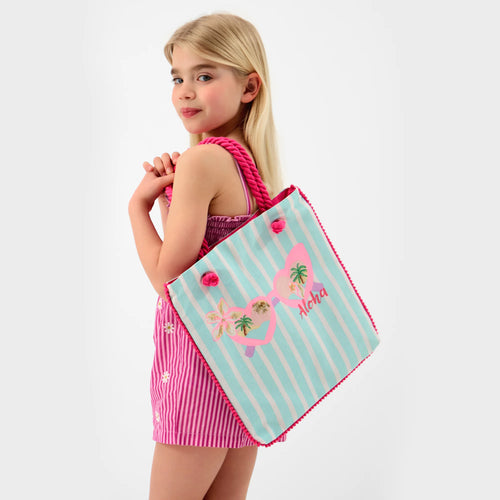Girls Embellished Sunglasses Shopper Bag