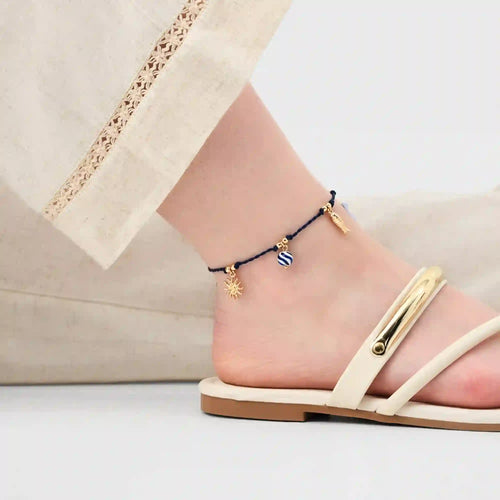 Charm Twisted Thread Anklet