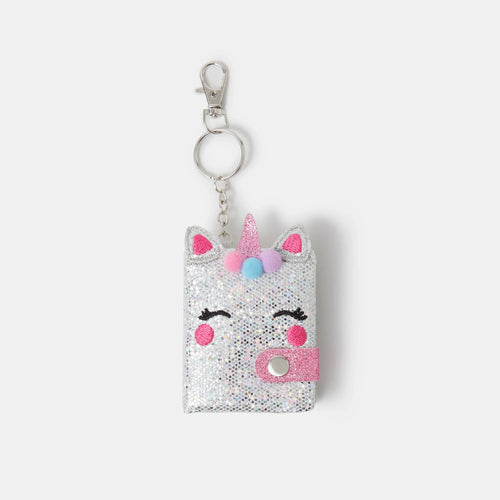 Girls Unicorn Notebook Keychain