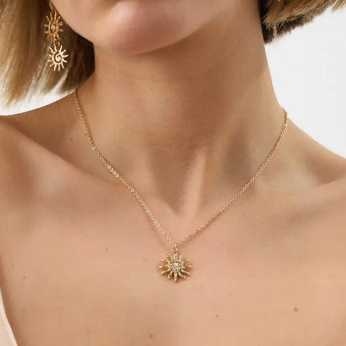 Sun Pendant Necklace