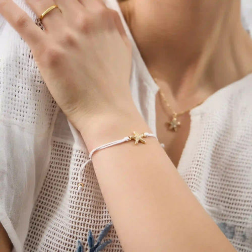 Starfish Cord Bracelet
