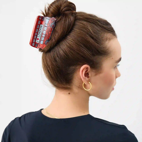 London Bus Claw Clip