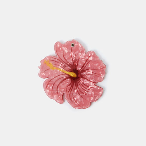 Hibiscus Resin Mirror