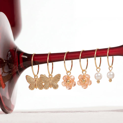 Charm Hoop Earrings Pack of 3