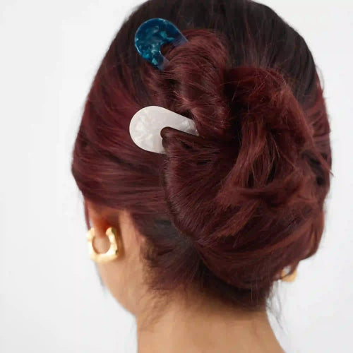 Pack of 2  Resin French Hair Pins