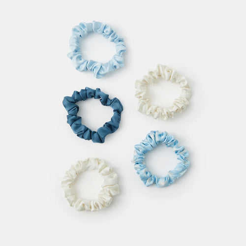 Pack fo 5 Satin Hair Scrunchies