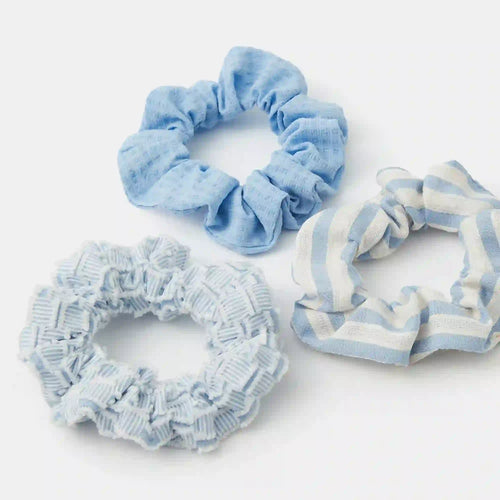 Pack of 3 Stripe Hair Scrunchies